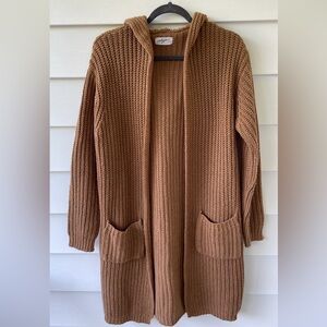 EUC Carly Jean Dawn Cardigan in Sandy Brown